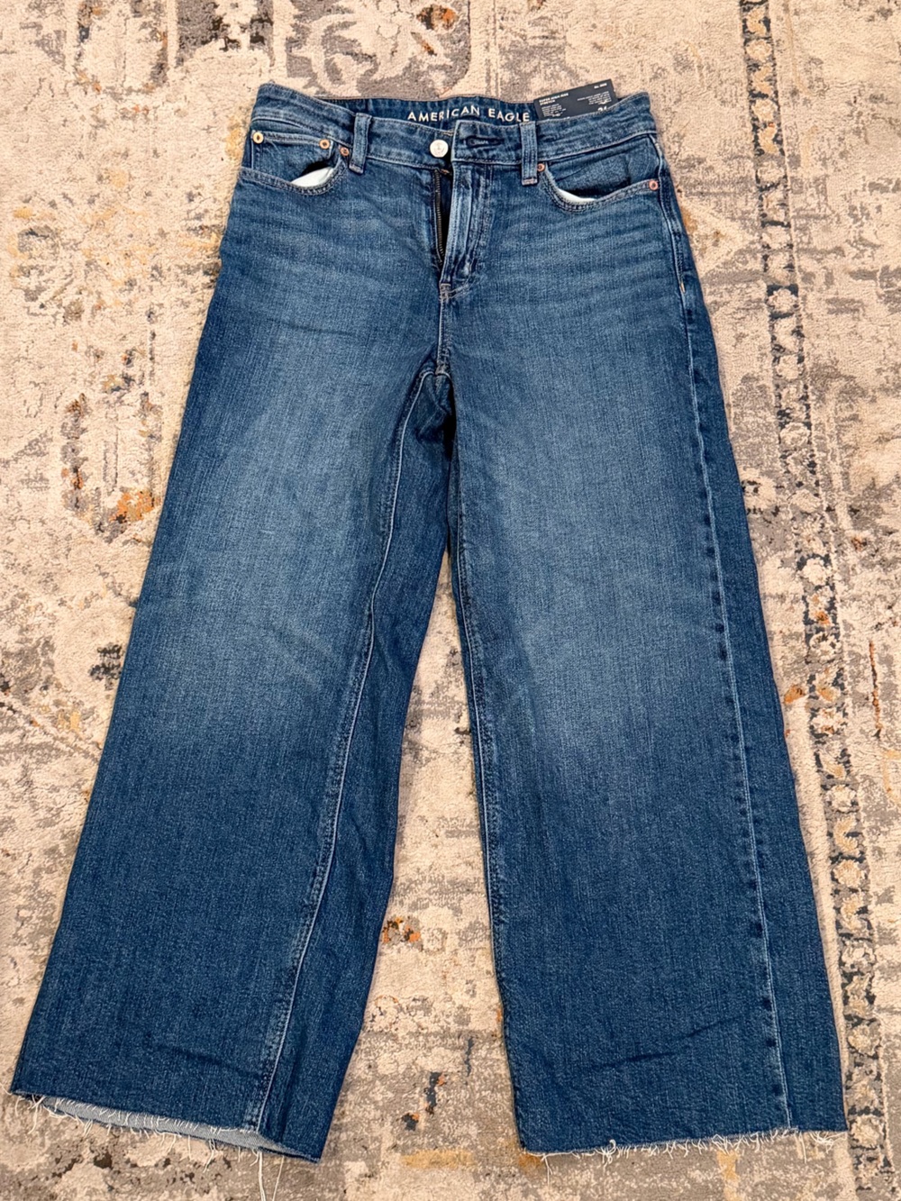 American Eagle Outfitters Straight Leg Blue Jeans